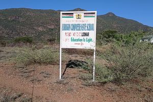 signpost of Lorogon school