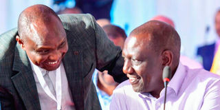 President William Ruto and Head of Public Service Felix Koskei