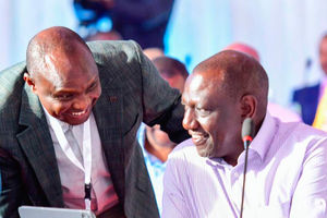 President William Ruto and Head of Public Service Felix Koskei