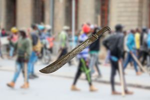 panga goons machete