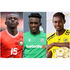 Kenyan players Ryan Ogam, Henry Meja and Frank Odhiambo. 
