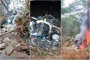 Chopper crashes
