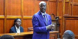 Lawyer Angela Mulwa in court mutiso murder