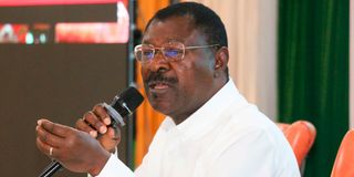 National Assembly Speaker Moses Wetang'ula 
