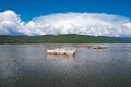 Lake Bogoria submerged buildings