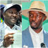 Imran Okoth, Raila Junior and Kibra MP Peter Orero.