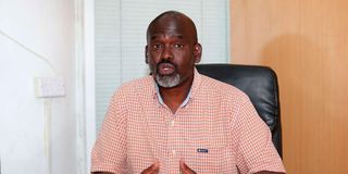 Kenya Walking Football Federation (KWFF) President Kiarie Mwangi