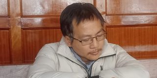 Chinese national Chen Guang alias Alex in court