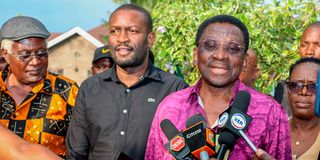 Edwin Sifuna and James Orengo