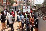 Burundians outside the Embassy of Burundi Chancery in Nairobi. 