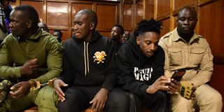 Comedian Eric Omondi in court
