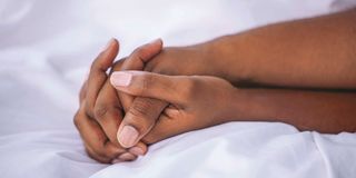 Couple in bed