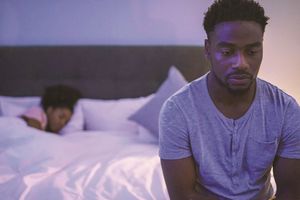 Couple in bed