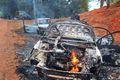 Burnt car