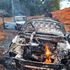 Burnt car