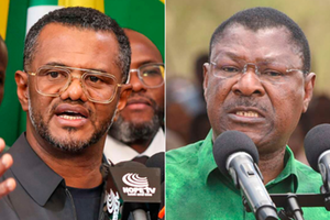 Hassan Omar and Moses Wetang’ula