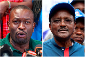 Edwin Sifuna and Kalonzo Musyoka