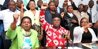 Universities Academic Staff Union UASU officials