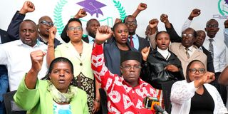 Universities Academic Staff Union UASU officials