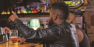 Drinking man