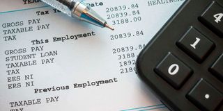 Pay slip, payroll, wage bill