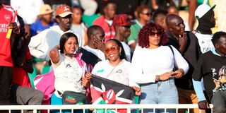 Harambee Stars fans