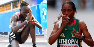 Rosemary Wanjiru and Tigst Assefa
