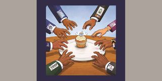 Opposition cake