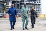 William Ruto and Aliko Dangote 