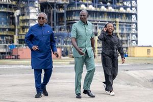 William Ruto and Aliko Dangote 