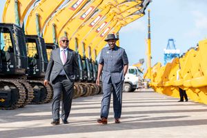 William Ruto and Aliko Dangote 