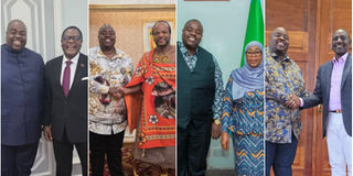 Wicknell Chivayo with Presidents