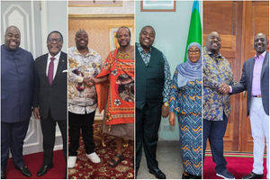 Wicknell Chivayo with Presidents