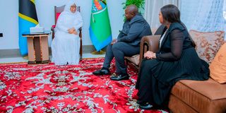 Wicknell Chivayo and Samia Suluhu Hassan