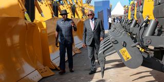 William Ruto and Aliko Dangote