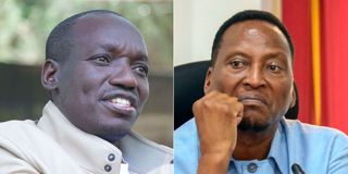 Simba Arati and Richard Onyonka