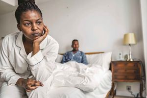 Couple in bed