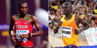 Amos Kipruto and Jacob Kiplimo