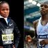 Brigid Kosgei and Sabastian Sawe