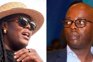 Winnie Odinga and Raila Odinga Junior.