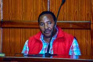 Former Kiambu County Governor Ferdinand Waititu in court.