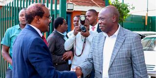 Kalonzo Musyoka and Rigathi Gachagua 