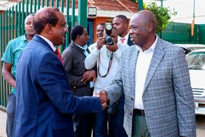 Kalonzo Musyoka and Rigathi Gachagua 