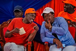Gladys Wanga and Simba Arati