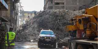eastleigh building collapse site 