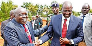 William Ruto and Samson Cherargei