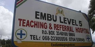 Embu Level Five hospital