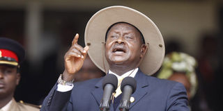 Ugandan president Yoweri Museveni